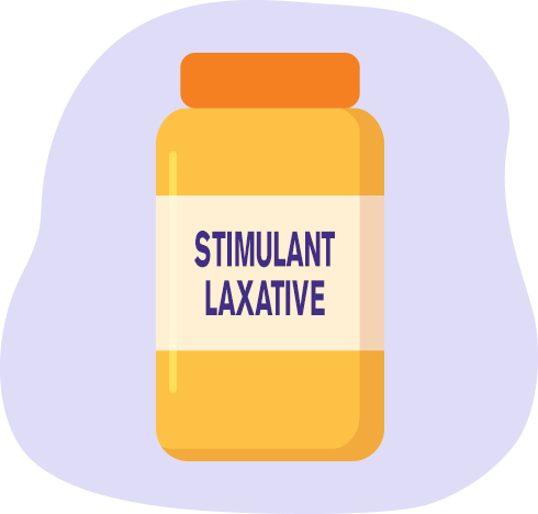 An illustration of a jar of Stimulant Laxatives.
