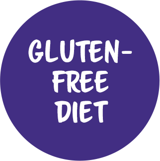 Text reading: Gluten-Free Diet. 