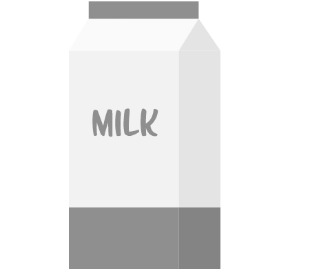 A carton of milk.