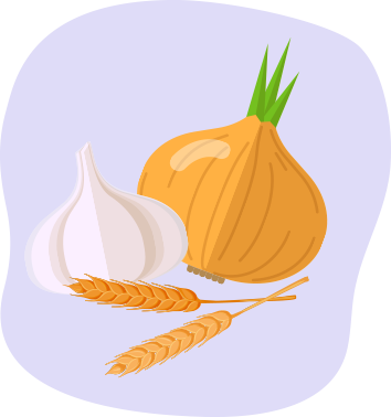 An illustration of vegetables.