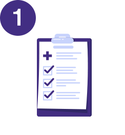 Answer a few quick questions about your symptoms