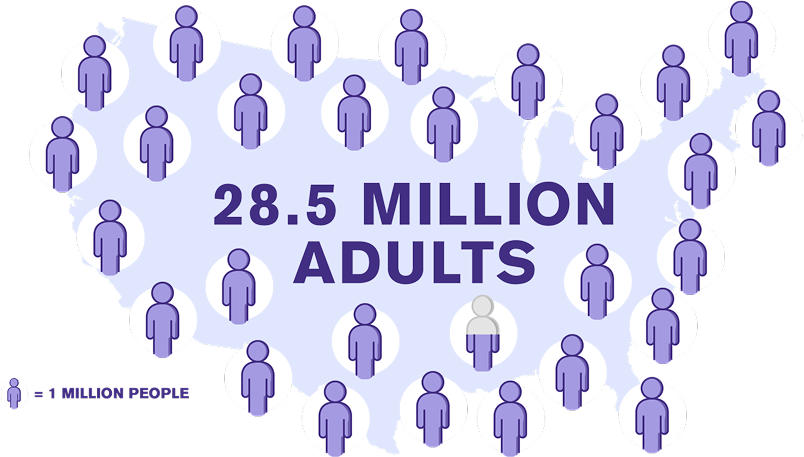 28.5 million adults